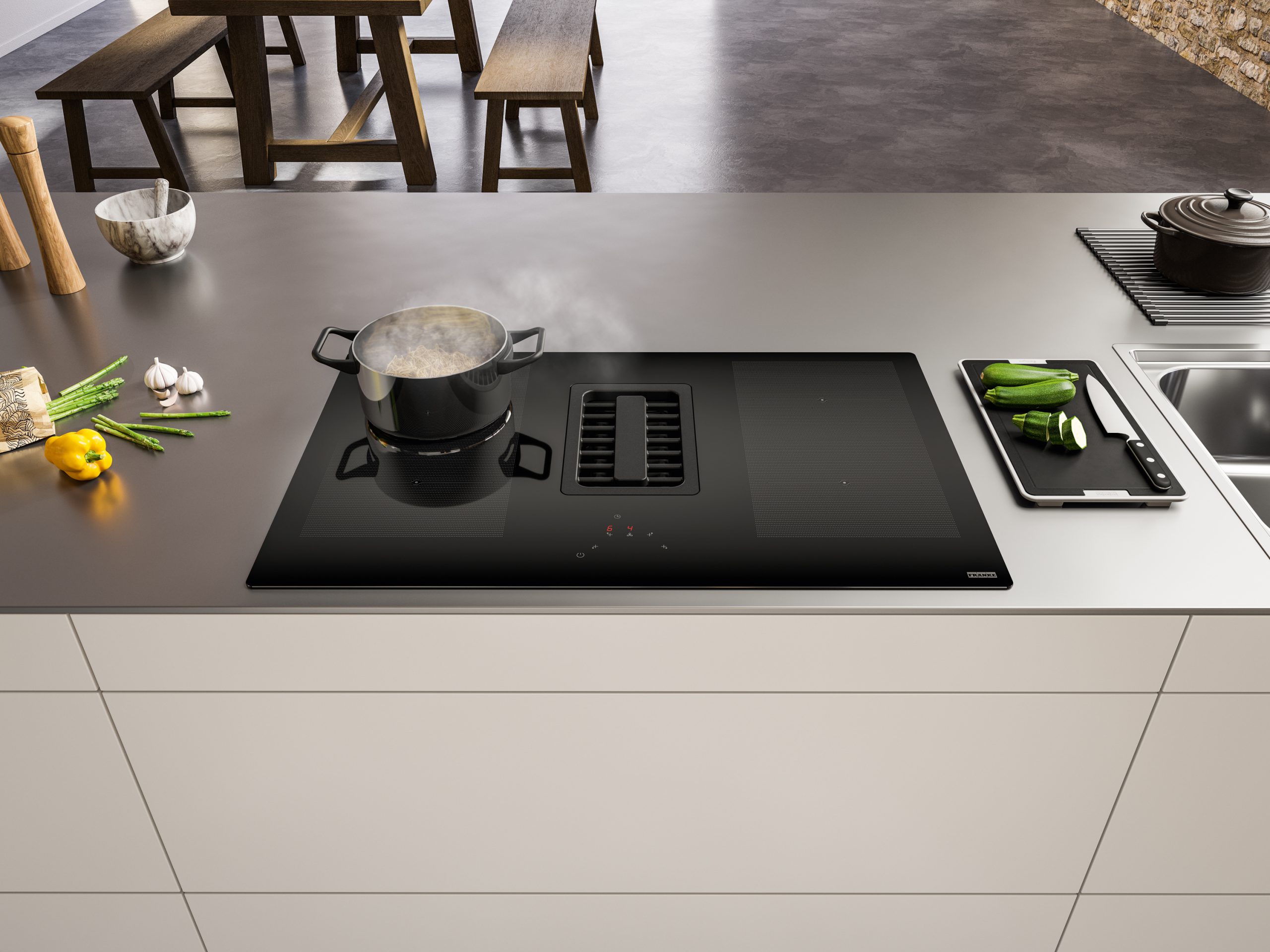 Franke Cooktop e Coifa Extractor – Ambientada 3